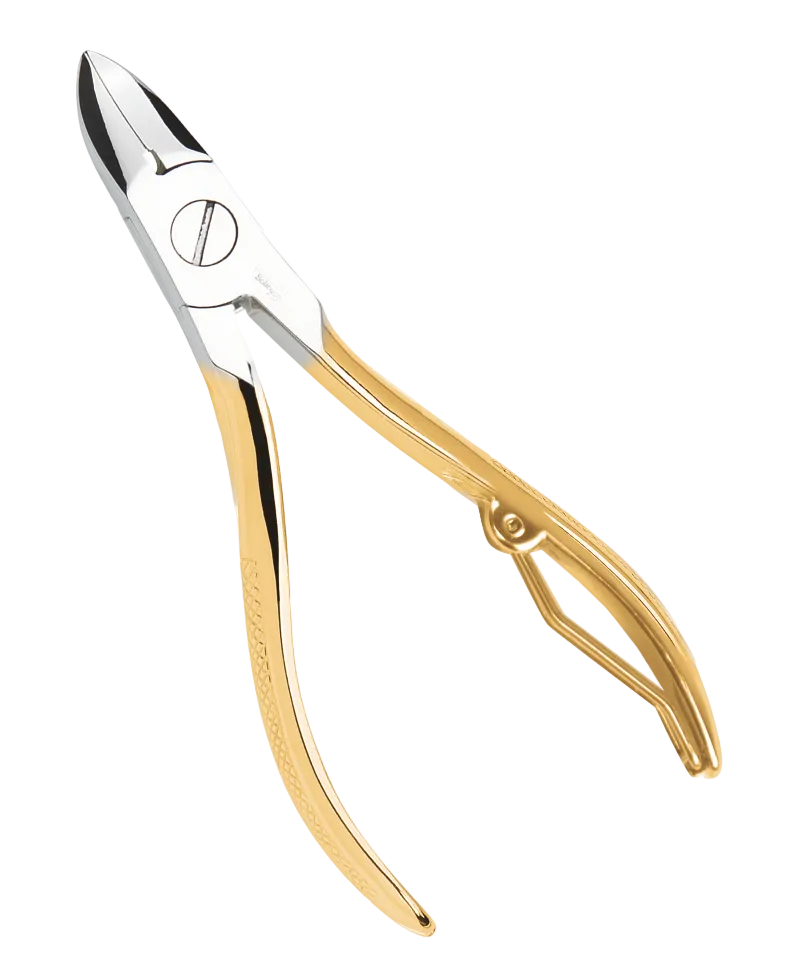 Nail clippers (12 cm) gold