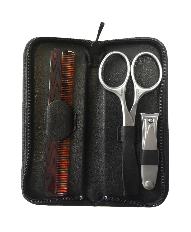 Baardverzorgingsset met nagelknipper