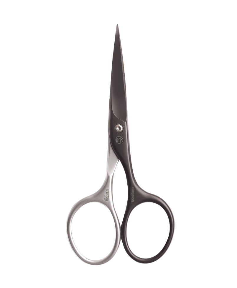 Bartschere Inox style Titanium Schwarz von Niegeloh Solingen