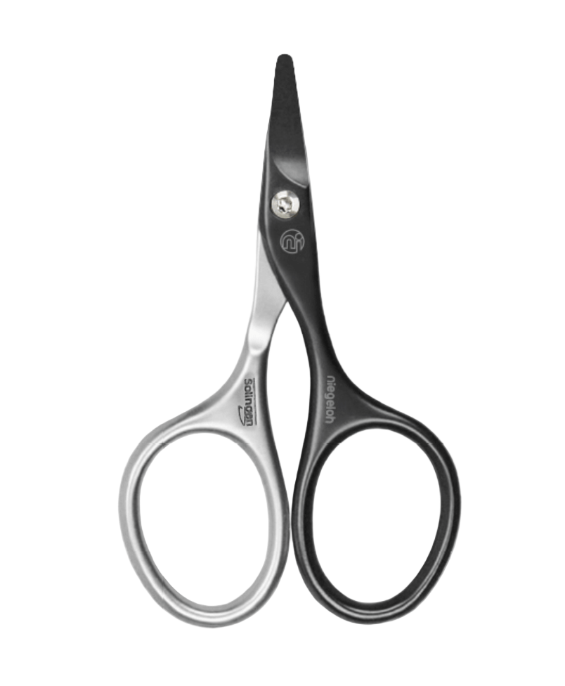 Babyschere Inox style Titanium Schwarz von Niegeloh Solingen