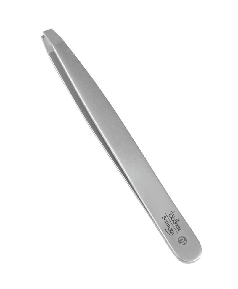 Topinox pincet, gebogen