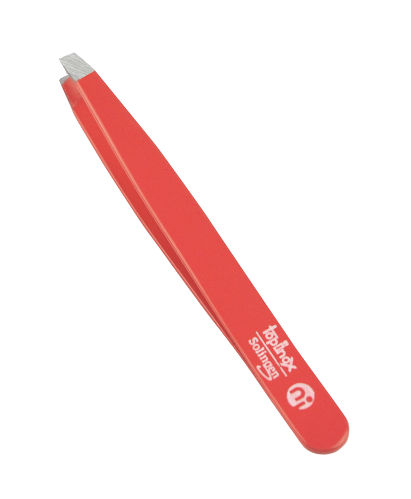 Topinox pincet, recht, rood